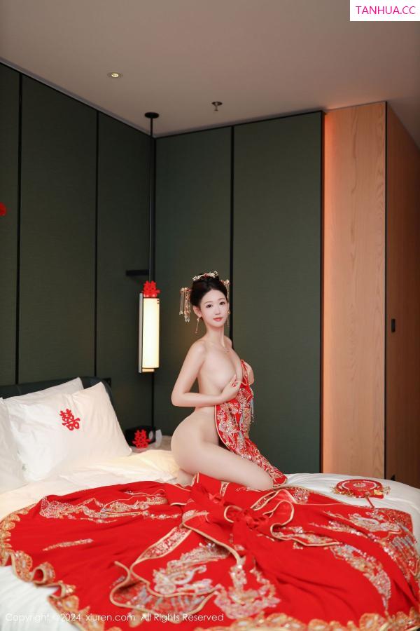 唐安琪  [XiuRen]高清写真图 2024.08.05 No.8972 唐安琪 性感新娘装第75张图片